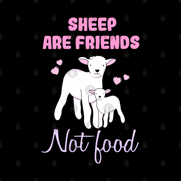 Sheep are friends by Danielle