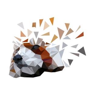 Geometric Red Panda T-Shirt