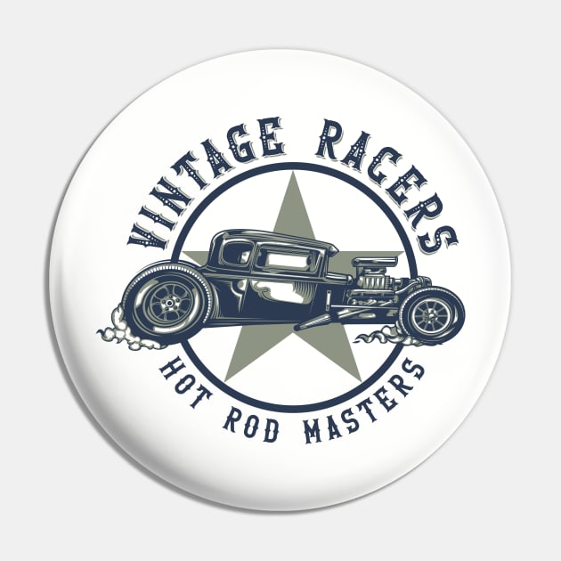 Vintage Racers Pin by Verboten