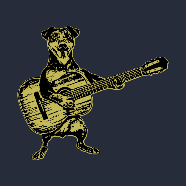 Dogs Playing Guitar by Shapwac12