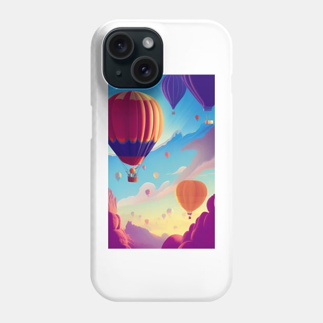 Hot Air Balloon Festival Phone Case by ShopSunday