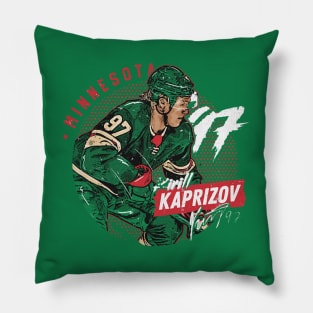 Kirill Kaprizov Minnesota Dots Pillow