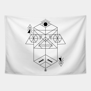 Sacred Geometry Prism Tapestry