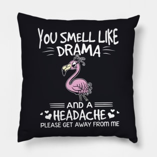 You Smell Like Drama And A Headache Please Get Away From Me Wife Pillow