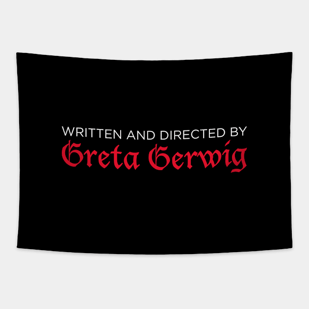 Written and Directed by Greta Gerwig Tapestry by cats_foods_tvshows