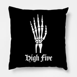 High Five Skeleton Pillow