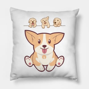 Corgi puppy Pillow