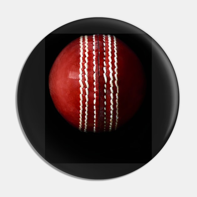 Cricket Ball Pin by adrianbrockwell