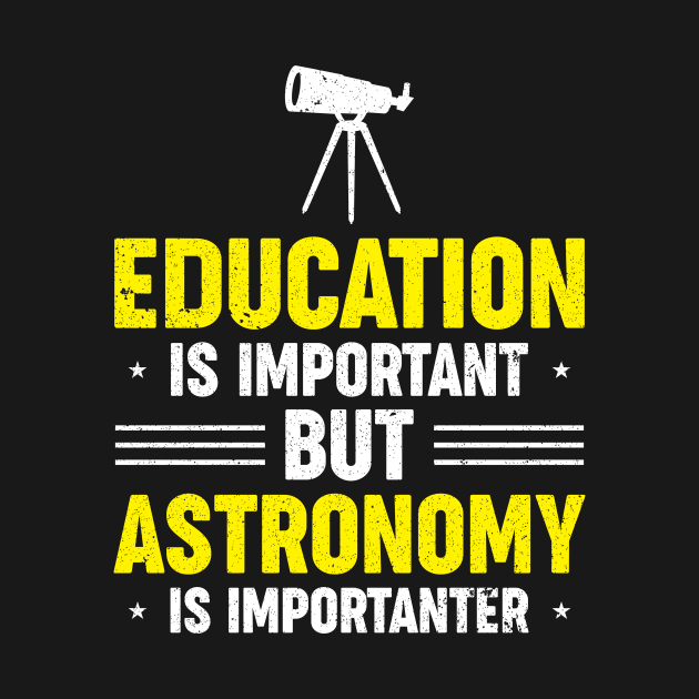 Discover Astronomy I Space I Telescopic Motif - Astronomy - T-Shirt