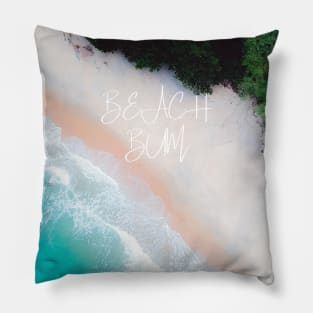 Beach bum - Top travel + beach lover design Pillow