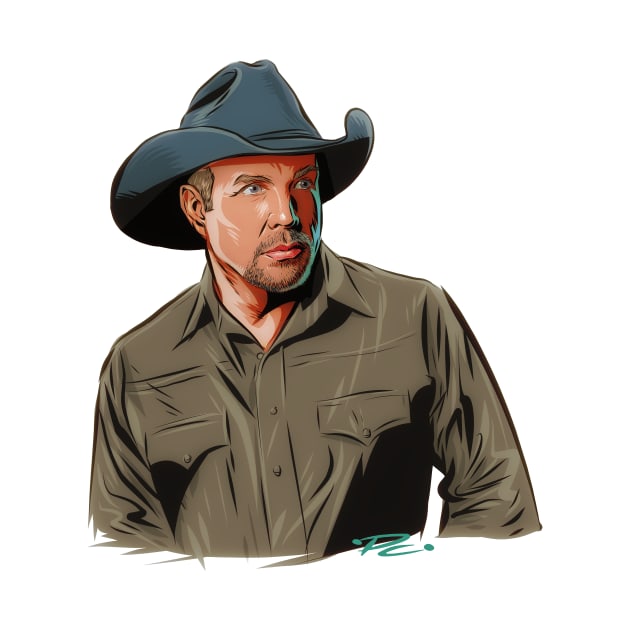 Garth Brooks - An illustration by Paul Cemmick by PLAYDIGITAL2020