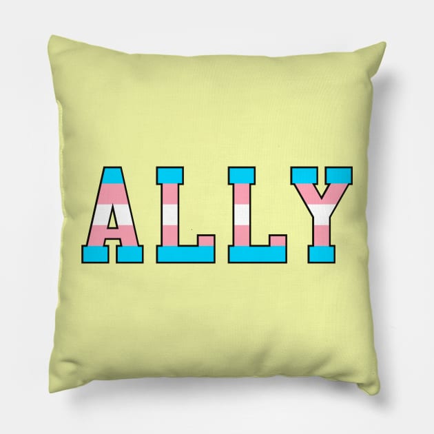 Trans Ally Pillow by Best Guncle Clothing Co.