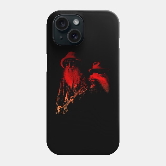 Retro ZZ Top Phone Case by GekNdangSugih