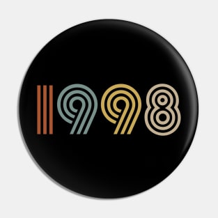 1998 Birth Year Retro Style Pin