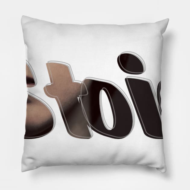 Stoic Pillow by afternoontees