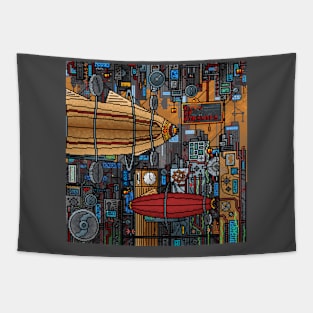 City of Airships Tapestry