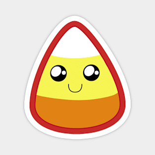 Cute Happy Candy Corn (Purple) Magnet