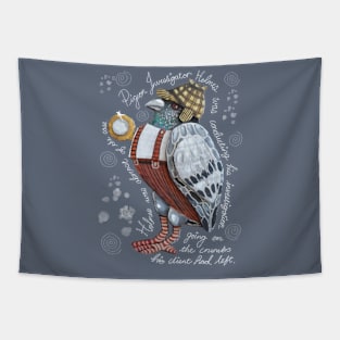 Pet Detective Pigeon Tapestry