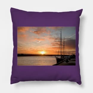 January sunrise on the River Blyth Pillow