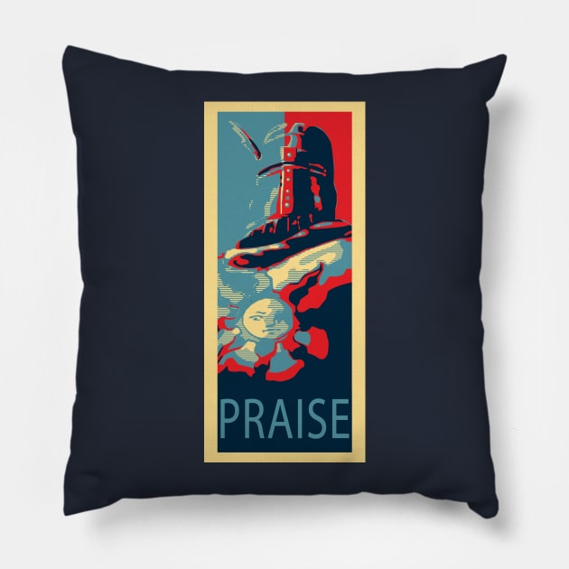 Knight Solaire Obama poster Pillow by spilu