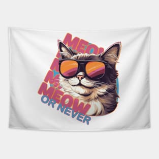 Meow Or Never Tapestry