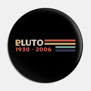 Stars Pluto 1930 - 2006 Pin