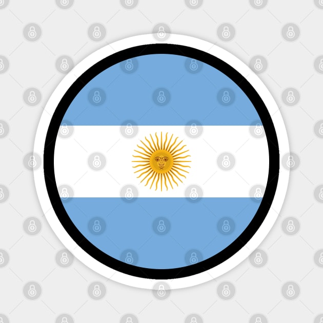 Argentinian Flag Magnet by Emma