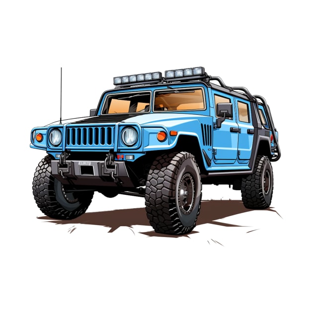 Hummer Off-road Blue by SynchroDesign