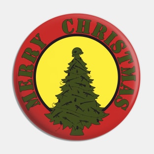 Military Christmas tree wishes everyone a Merry Christmas! Pin