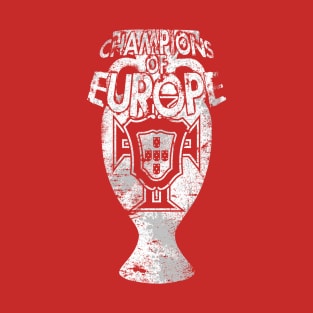 Champions of Europe (white design) T-Shirt