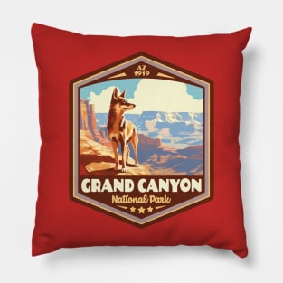 Grand Canyon  National Park Vintage WPA Style National Parks Art Pillow