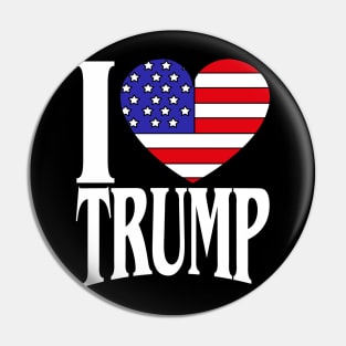 I Love Trump USA Election 2020 Alcohol Drink Fun Gift Pin