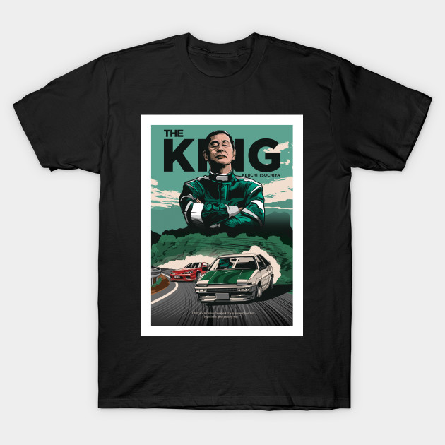 Drift King Keiichi Tsuchiya Automotive Drift T Shirt