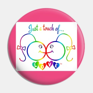 Just A Touch of LOVE - LGBTQIA+ Females - Vertical - Front Pin