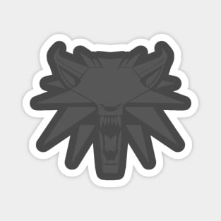 The Witcher Wolf Logo Magnet