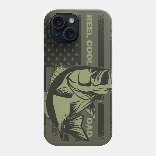 Reel Cool Dad Fishing Phone Case by Etopix