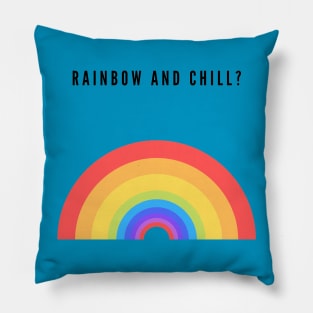 Rainbow and chill? Pillow