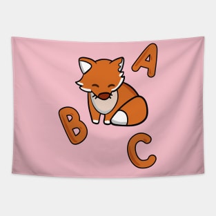 school child fox ABC Tapestry