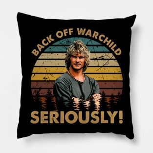 Retro vintage seriously main character art Pillow