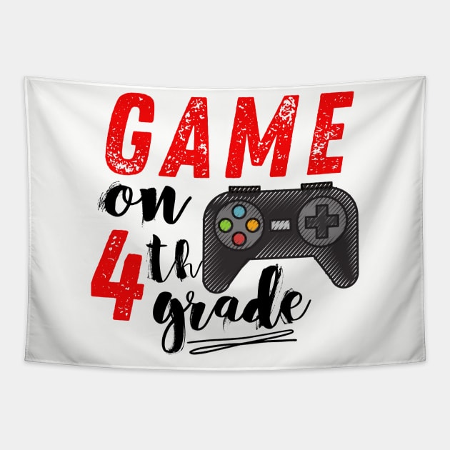 Game On 4th Grade Back to School Tapestry by MalibuSun