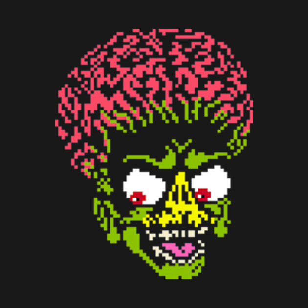 Mars attacks - pixel art - Design - T-Shirt | TeePublic