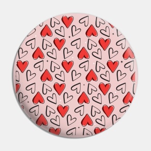 Cute Valentine's Day Pattern Pin