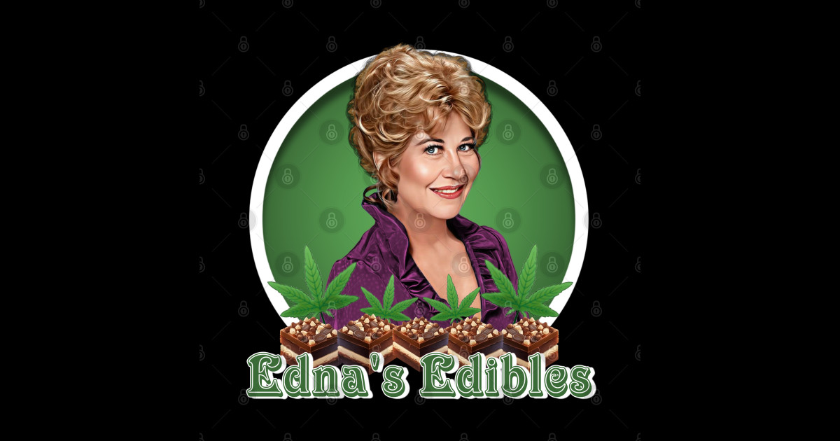 Mrs Garrett - Edna's Edibles - Facts Of Life - Sticker | TeePublic