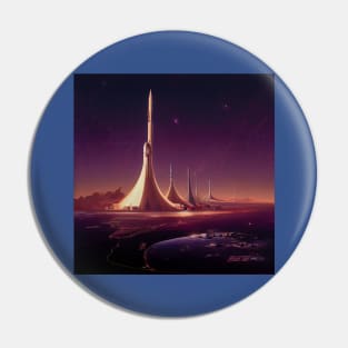 Interplanetary Spaceport Pin