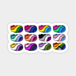 LGBTQ Snakes Magnet