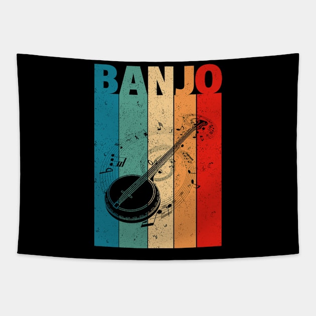 Vintage Banjo Tapestry by LotusTee