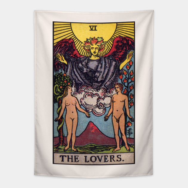 tarot tapestry the lovers