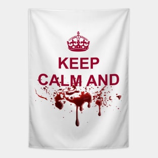 Keep Calm and AUGH Tapestry