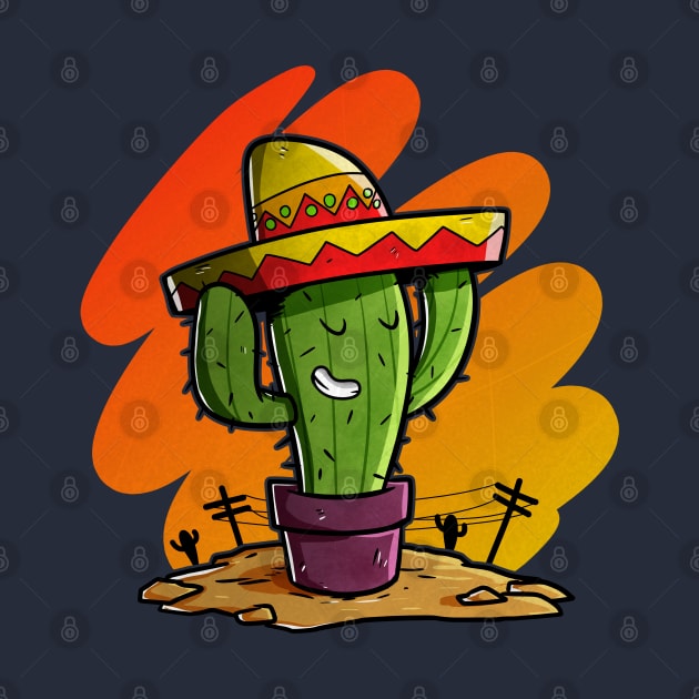 Mexican Cactus by A Comic Wizard