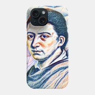 Friedrich Schlegel Portrait | Friedrich Schlegel Artwork 12 Phone Case
